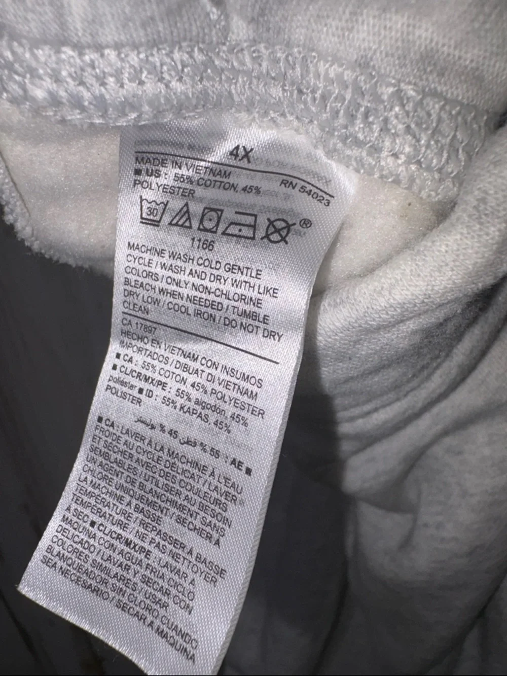Old Navy Light Heather Gray Women's Sweatpants with Drawstring 4X NWT - Picture 9 of 14